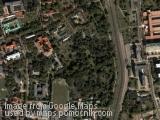 Botanical garden of Jagiellonian University, Cracow, Poland - aerial photo