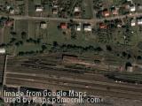 Railway station in Przeworsk, Poland