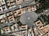 The Piazza del Popolo - a square in Rome, Italy