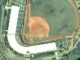 Baseball stadium, Taipei, Taiwan - aerial photo