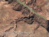 Colorado River satellite photo, Texas, Utah, Arizona, USA