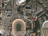 NSK Olimpiyskiy stadium, Kiew, Ukraine - aerial photo
