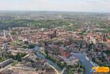 Aerial photo of Old Town in Gdansk
