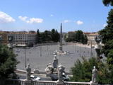 The Piazza del Popolo - a square in Rome, Italy - additional photo