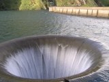 Largest drain hole in the world (The Morning Glory Spillway, Monticello Dam), California, USA - additional photo