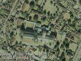 Katedra w Canterbury, Anglia - aerial photo