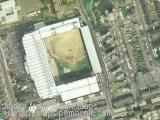 Stadion Boleyn Ground, Londyn, Anglia - aerial photo