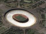 Stadion Luzhniki (Łużniki) w Moskwie, Rosja - aerial photo